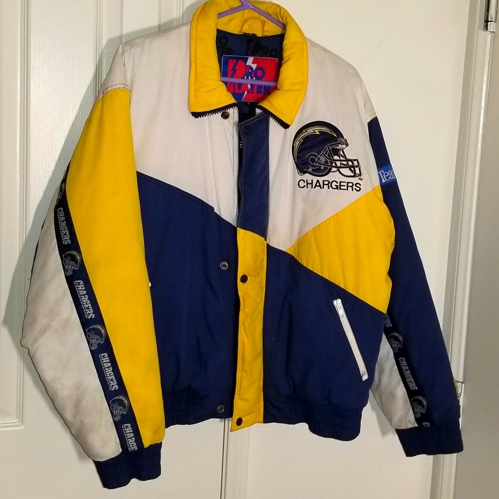 Jacket. Vintage. Sports. NFL Chargers